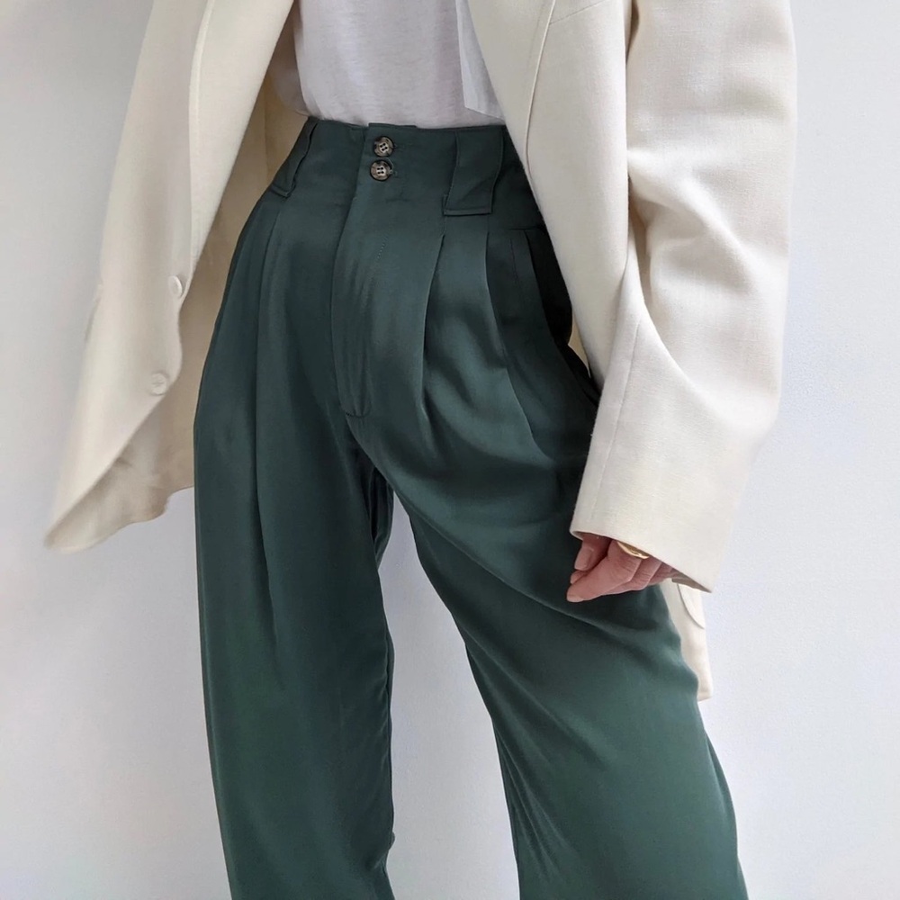 NA NIN Townes Trousers in Vintage Wash Modal Topiary XS
